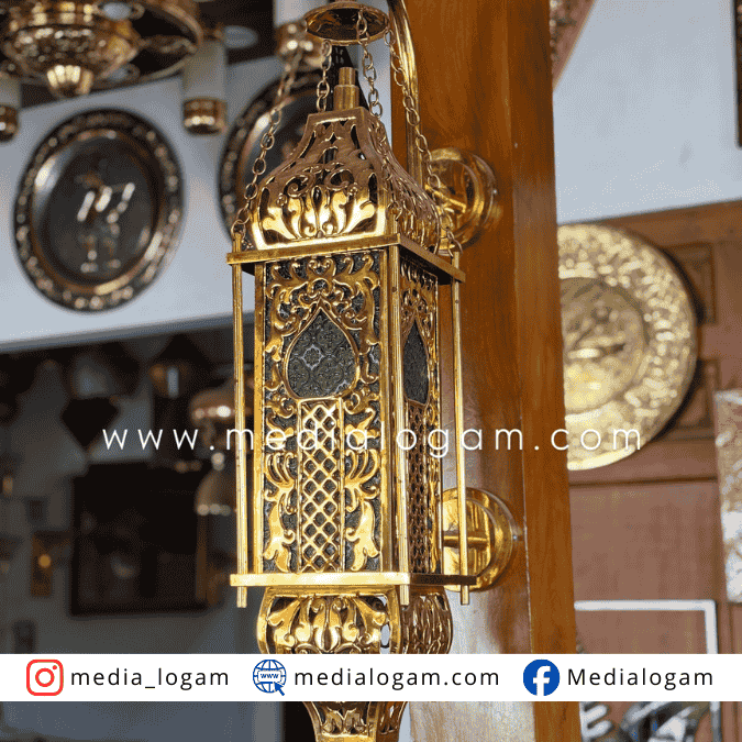 Finishing Permukaan Lampu Dinding Tembaga Kuningan 1 Finishing Permukaan Lampu Dinding Tembaga Kuningan