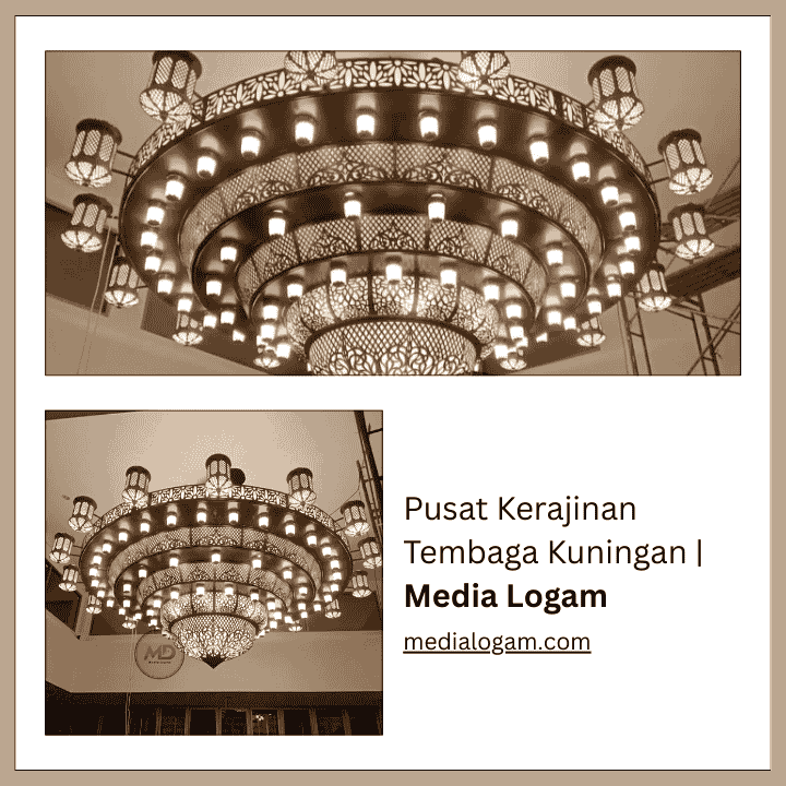 10 Model Lampu Gantung Kuningan Masjid Terbaik untuk Interior Elegan dan Tahan Lama 7 Lampu Gantung Masjid Tembaga Ukuran Besar