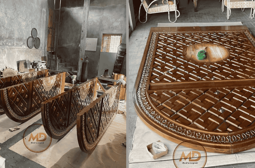 Pintu Dekoratif Mewah Tembaga Kuningan Desain Modern Klasik Tahan Korosi 11 Pintu Dekoratif Mewah Masjid Model Nabawi Custom - medialogam.com