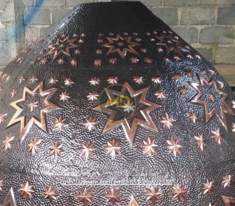 Perencanaan Desain dan Pembuatan Gambar Kerja Kubah Tembaga Media Logam