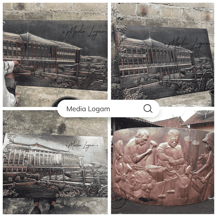 10 Ornamen Interior Kantor Pemerintah Tembaga & Kuningan – Harga & Pengerjaan Proyek 10 Hiasan dinding dan relief tembaga dari Media Logam