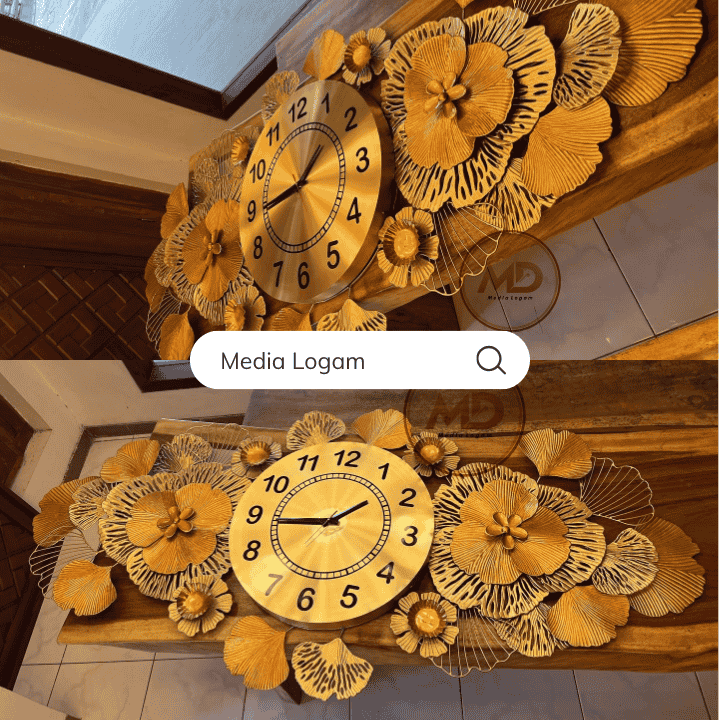 10 Perabot Ruang Tunggu Kantor Pemerintahan Tembaga & Kuningan – Pengrajin & Grosir 4 Jam Dinding Kuningan Custom Logo