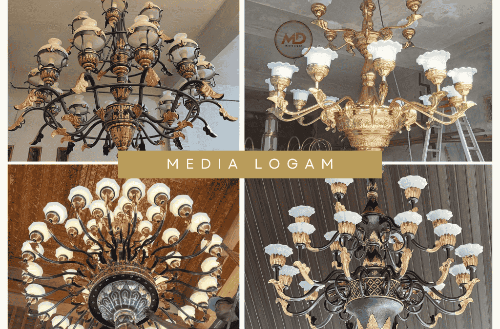 Lampu Robyong Klasik Tembaga Murni Kualitas Premium 2 Lampu Robyong Klasik Tembaga Murni Kualitas Premium