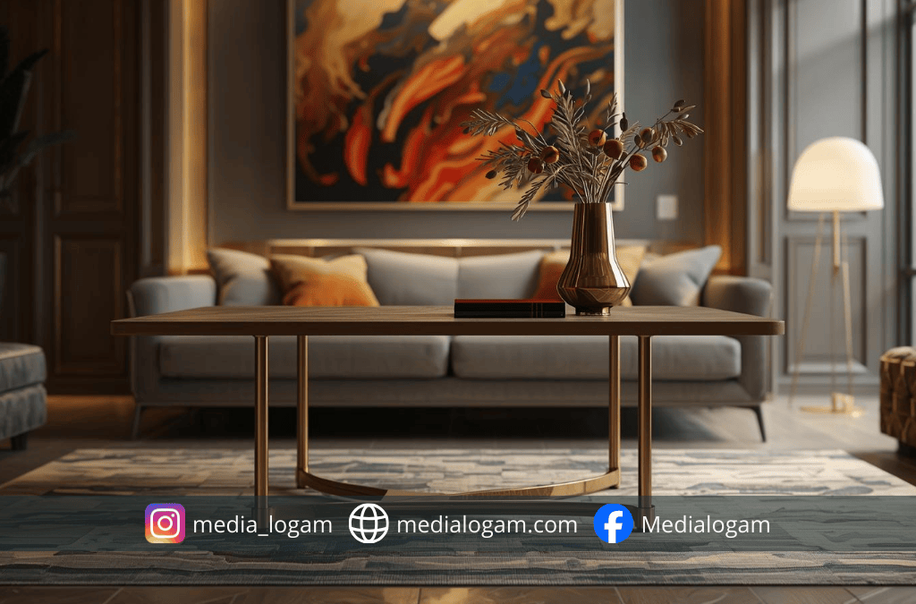 Jangan Beli Kerajinan Kuningan Sebelum Tahu Rahasia Ini: Mana yang Asli, Mana yang Cuma Cat? 6 Meja beraksen kuningan yang menghadirkan nuansa premium