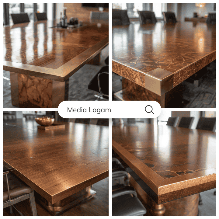 10 Ornamen Interior Kantor Pemerintah Tembaga & Kuningan – Harga & Pengerjaan Proyek 6 Meja Rapat Tembaga & Kuningan