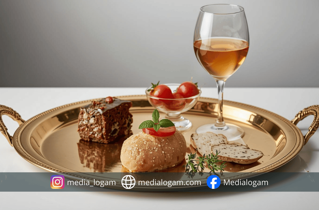 Sulap Ruang Makan Jadi Mewah Saat Bukber, Simak Tren Tableware Kuningan untuk Ramadhan 2026 5 Nampan kuningan yang memancarkan kilau mewah