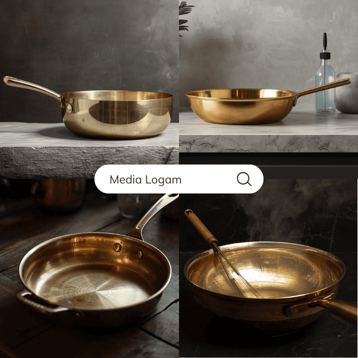 10 Perabot Dapur Elegan dari Tembaga & Kuningan – Supplier & Proyek 3 Panci Kuningan Elegan