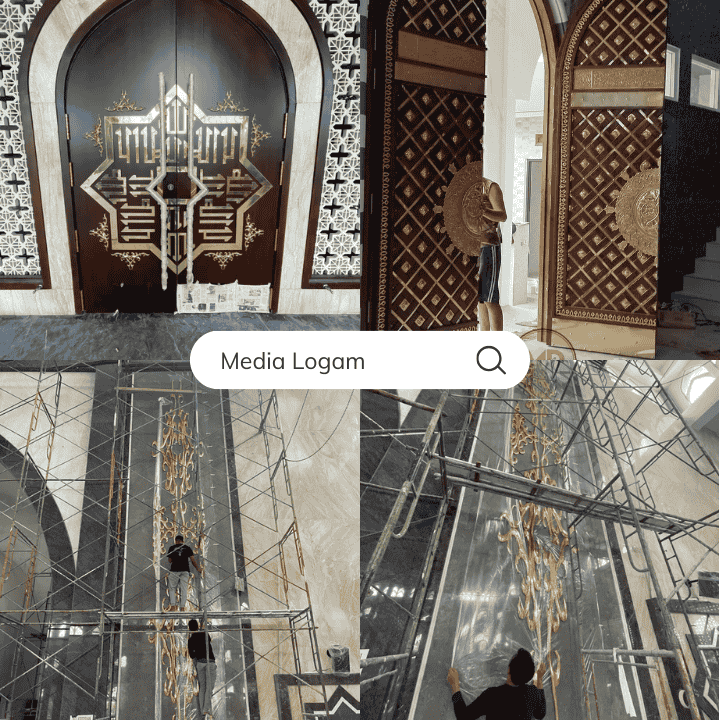 10 Perabot Mushola Islami Tembaga & Kuningan – Harga, Pengrajin & Custom 6 Pintu & Panel Kuningan Tembaga Kuningan