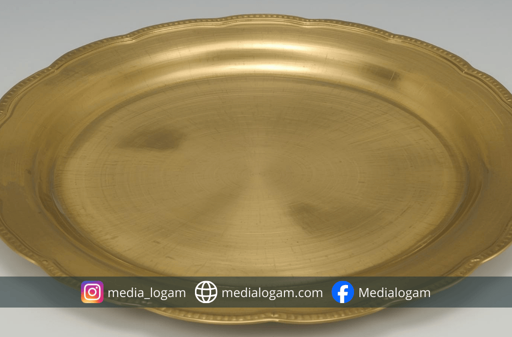 Bukan Sekadar Alat Makan, Koleksi Kuningan Ini Bakal Bikin Tamu Bukber Kamu Terkesima! 4 Piring saji kuningan ini jadi tempat istimewa