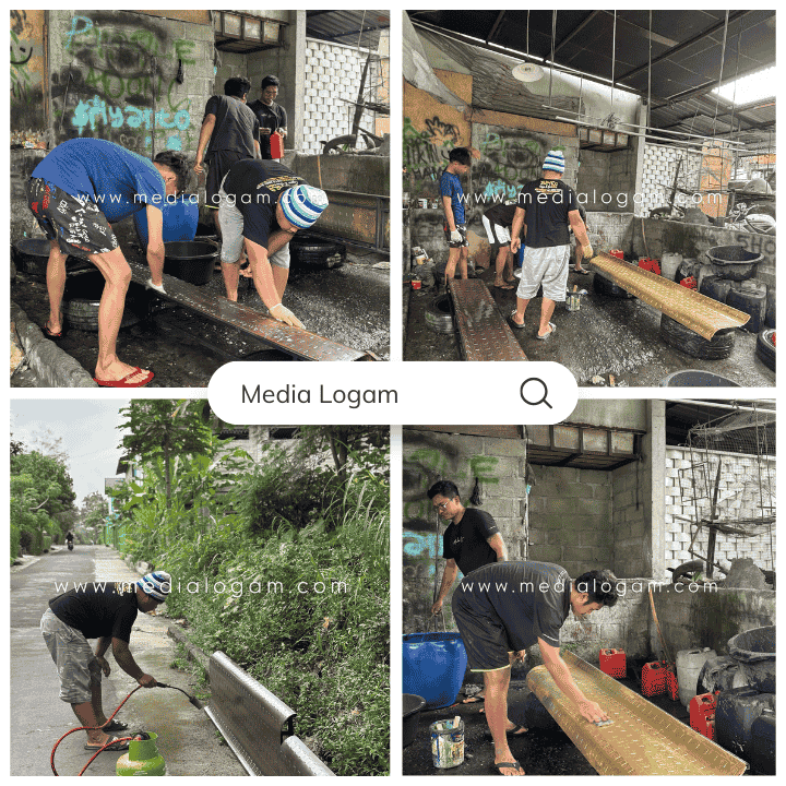 10 Ornamen Interior Kantor Pemerintah Tembaga & Kuningan – Harga & Pengerjaan Proyek 4 Plafon tembaga dengan ornamen klasik dari Media Logam