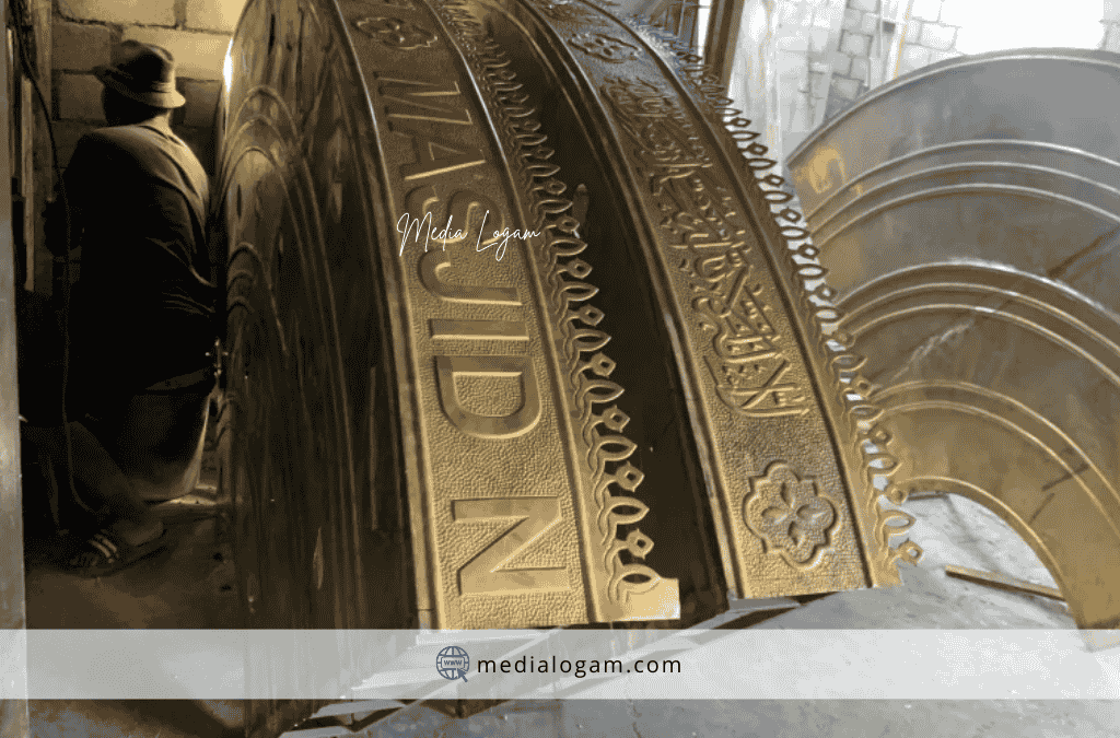 Standar Material Lampu Gantung Nabawi Kuningan Berkualitas 2 Standar Material Lampu Gantung Nabawi Kuningan Berkualitas