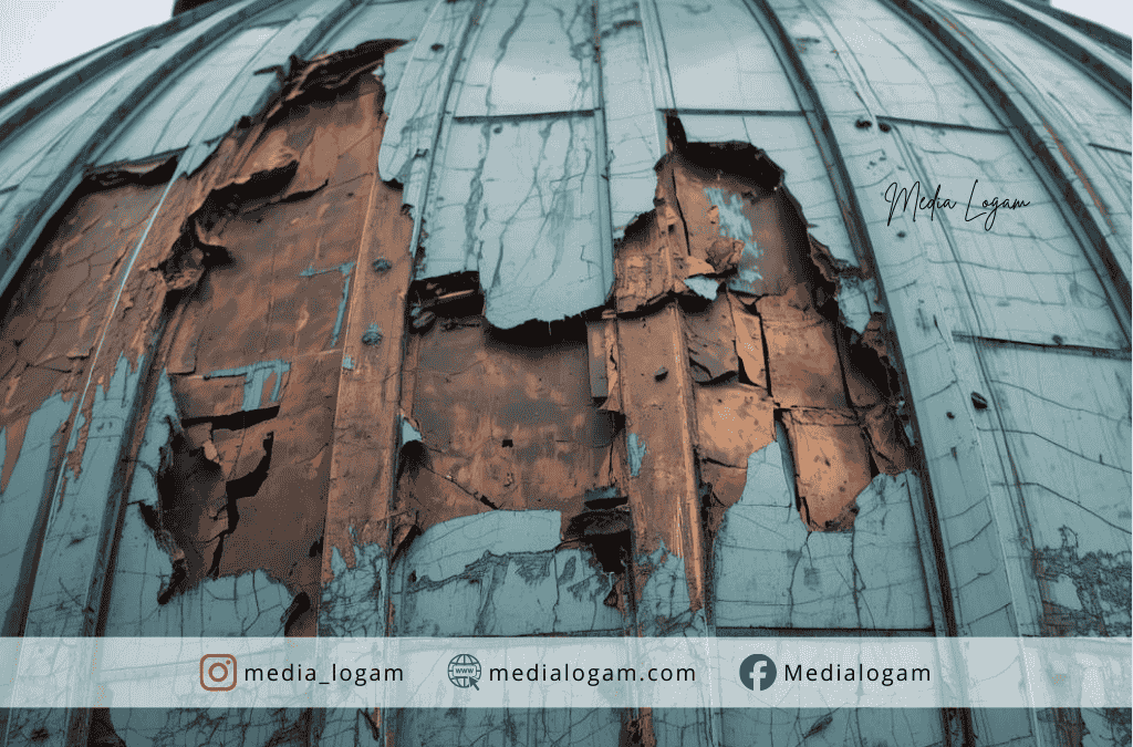 Terlihat Kokoh, Kubah Masjid Tembaga Ini Ternyata Bisa Rusak Karena Hal Sepele 2 kubah tembaga kokoh tapi cepat rusak