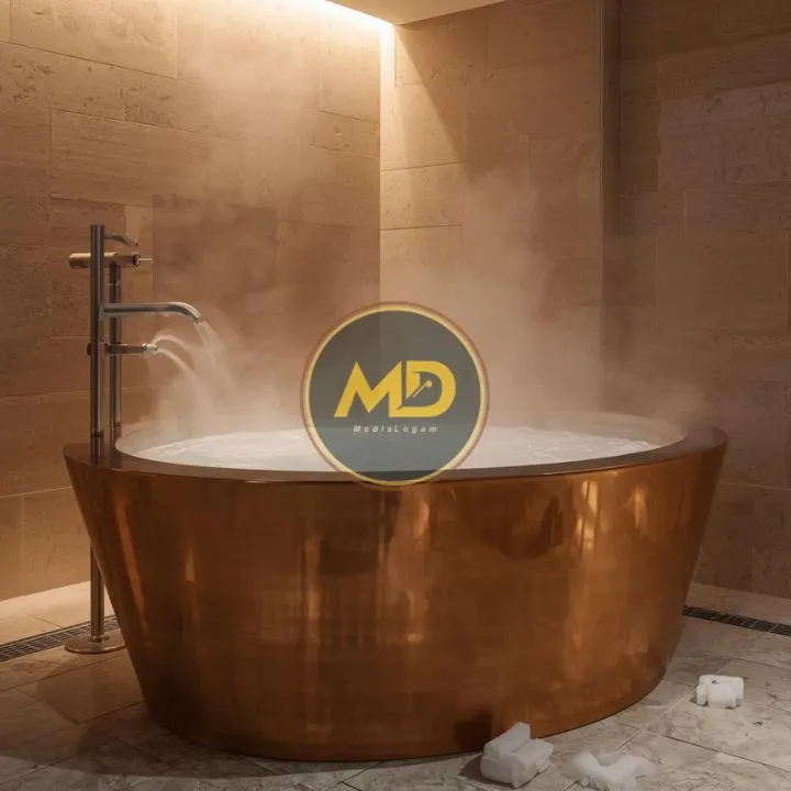 Fitur Tambahan Bak Mandi Tembaga Kuningan untuk Kenyamanan Maksimal 6 Sistem Jet Air untuk Hidroterapi Bak Mandi Tembaga Kuningan